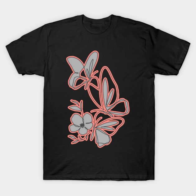 pretty butterfly digital art T-Shirt by artby-shikha